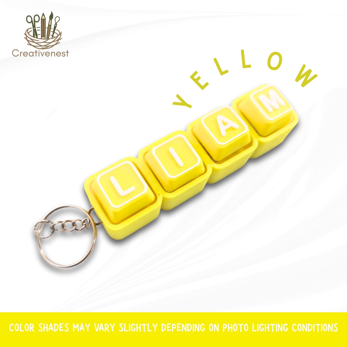 RETAIL!  ASSEMBLED - NO Minimum ORDER required PRE ORDER UP TO 20 DAYS l Clicker Fidget Keyboard | Custom Name 3d Printed
