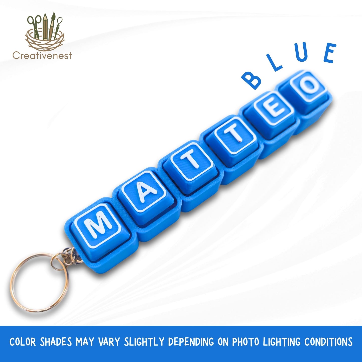 RETAIL!  ASSEMBLED - NO Minimum ORDER required PRE ORDER UP TO 20 DAYS l Clicker Fidget Keyboard | Custom Name 3d Printed