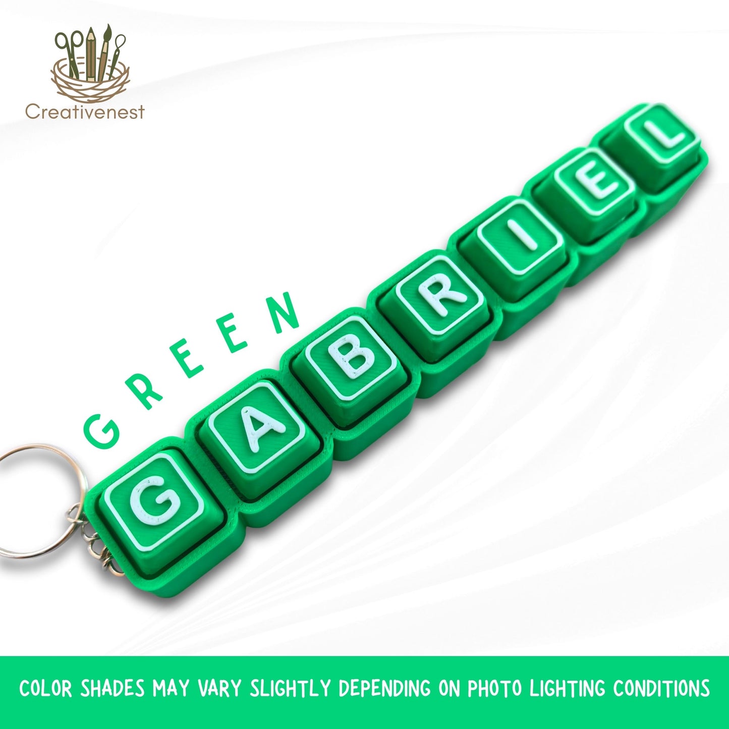 RETAIL!  ASSEMBLED - NO Minimum ORDER required PRE ORDER UP TO 20 DAYS l Clicker Fidget Keyboard | Custom Name 3d Printed