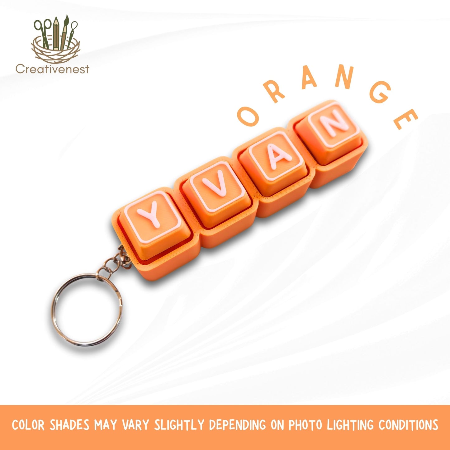 RETAIL!  ASSEMBLED - NO Minimum ORDER required PRE ORDER UP TO 20 DAYS l Clicker Fidget Keyboard | Custom Name 3d Printed