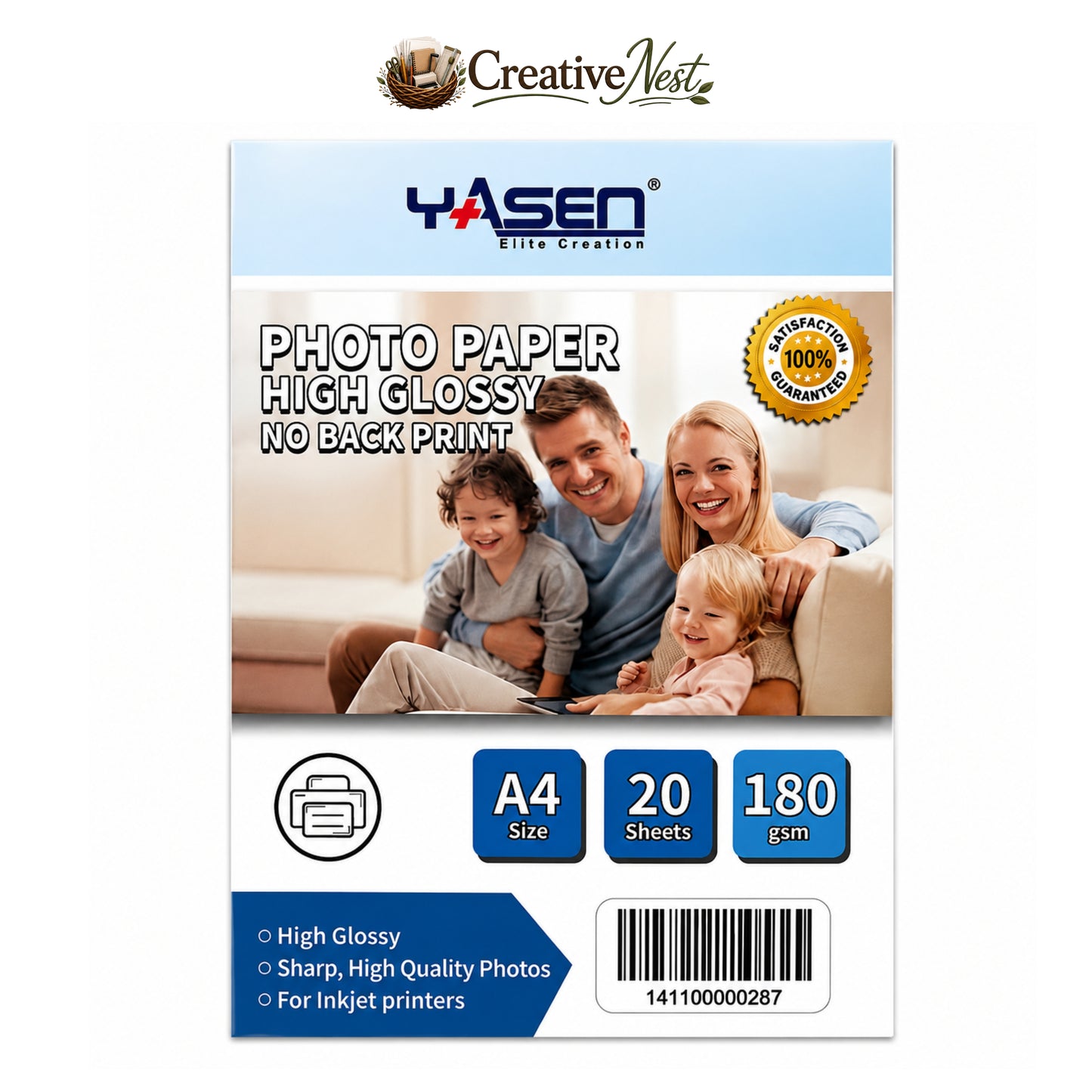 High Glossy Photo Paper *NO BACK PRINT*