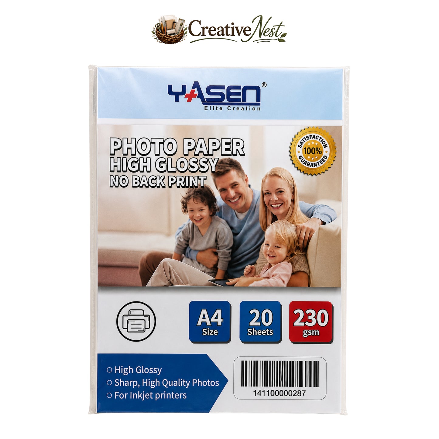 High Glossy Photo Paper *NO BACK PRINT*