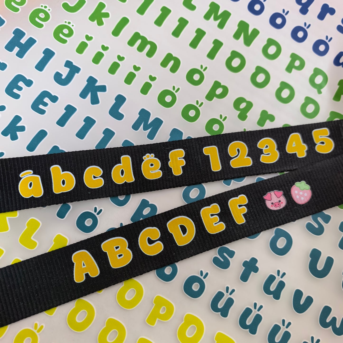DTF 1 METER ALPHABET