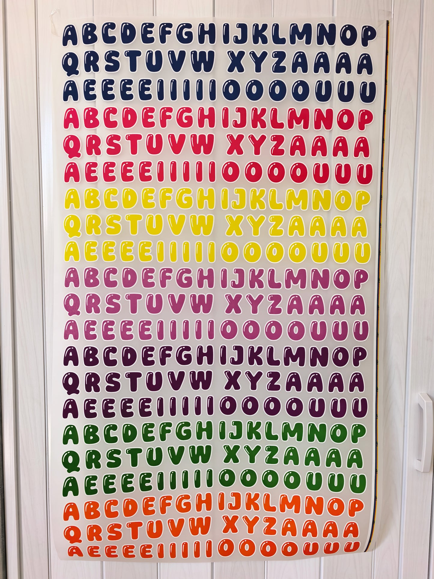 DTF 1 METER 2 inches ALPHABET (for shirt/totebag)