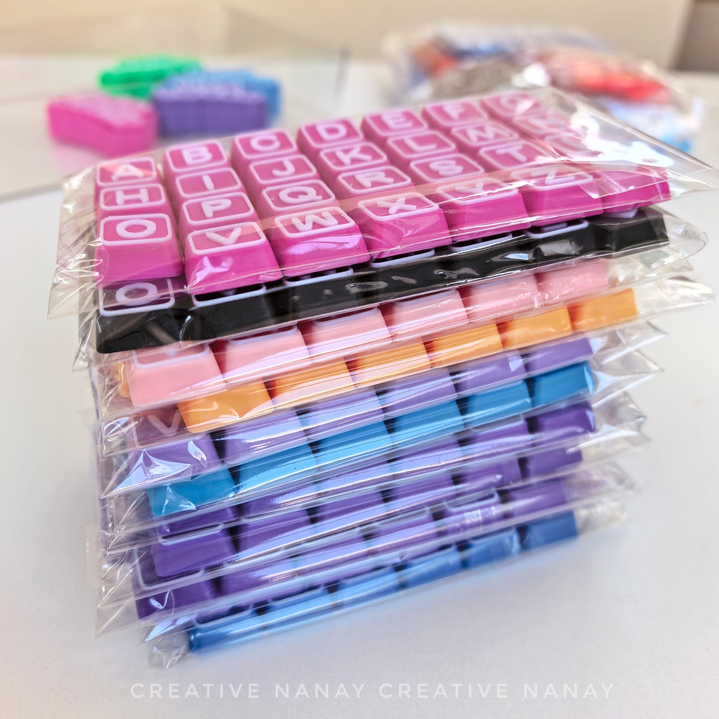 1 SET - 27 LETTER KEYBOARD CAPS A-Z+HEART ICON (PRE-ORDER)