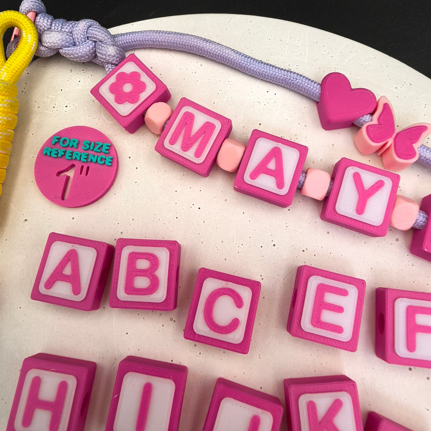 Letter Cubes 36 cubes A-Z with Vowels and icon