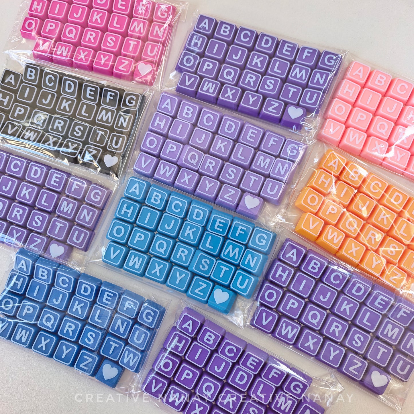1 SET - 27 LETTER KEYBOARD CAPS A-Z+HEART ICON (PRE-ORDER)